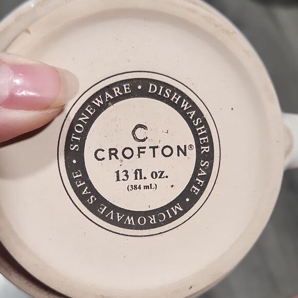 GUC Crowfton Set Of 2 13oz Mugs - Picture 2 of 9